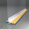 LIKOV LS3-26 lišta okenní začišťovací 3D s krycí lamelou a skl. tk. 125mm délka 2,6m